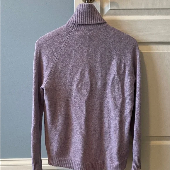J. Crew Lavender Turtleneck Sweater - Picture 3 of 4